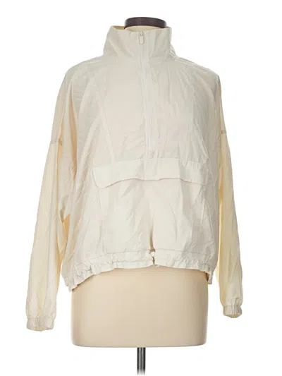 Pre-owned Active By Old Navy Windbreaker Jacket In Ivory