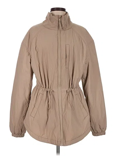 Pre-owned Active By Old Navy Windbreaker Jacket In Tan