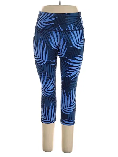 Pre-owned Active By Old Navy Yoga Pants In Blue