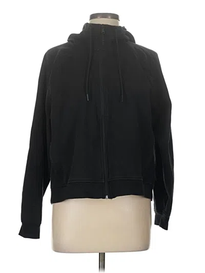 Pre-owned Active By Old Navy Zip Up Hoodie In Black