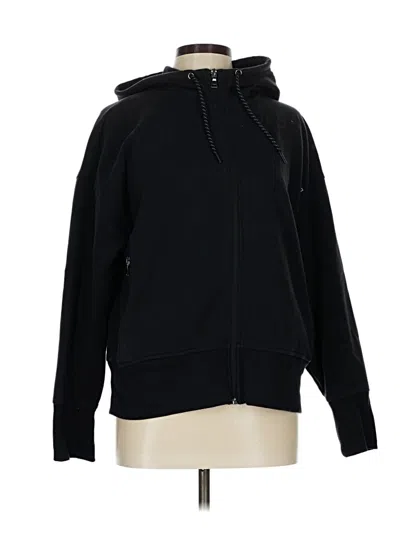 Pre-owned Active By Old Navy Zip Up Hoodie In Black