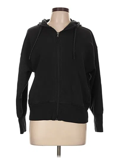Pre-owned Active By Old Navy Zip Up Hoodie In Black