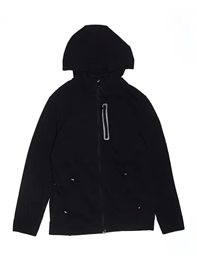 Pre-owned Active By Old Navy Kids' Zip Up Hoodie In Black