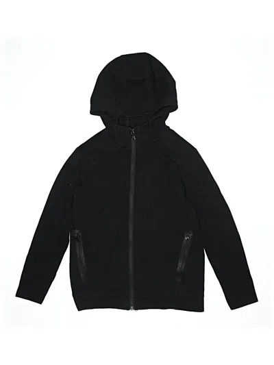 Pre-owned Active By Old Navy Kids' Zip Up Hoodie In Black