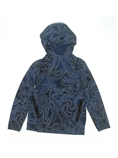 Pre-owned Active By Old Navy Kids' Zip Up Hoodie In Blue