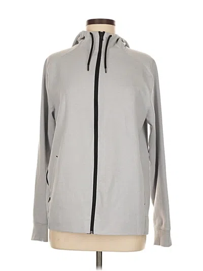 Pre-owned Active By Old Navy Zip Up Hoodie In Gray