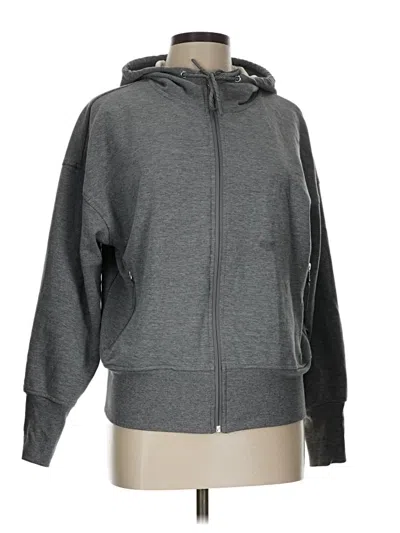 Pre-owned Active By Old Navy Zip Up Hoodie In Gray