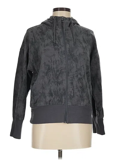 Pre-owned Active By Old Navy Zip Up Hoodie In Gray