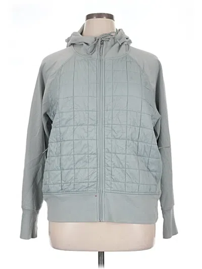 Pre-owned Active By Old Navy Zip Up Hoodie In Gray