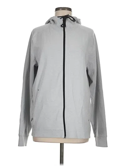 Pre-owned Active By Old Navy Zip Up Hoodie In Gray