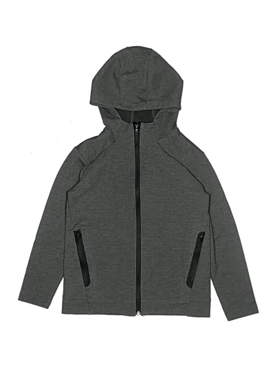 Pre-owned Active By Old Navy Kids' Zip Up Hoodie In Gray