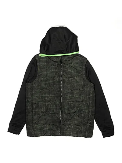 Pre-owned Active By Old Navy Kids' Zip Up Hoodie In Green