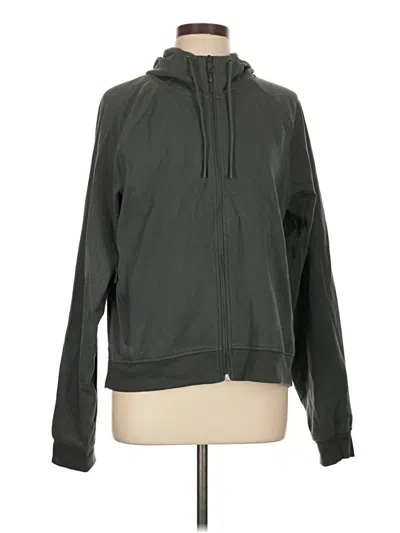 Pre-owned Active By Old Navy Zip Up Hoodie In Green