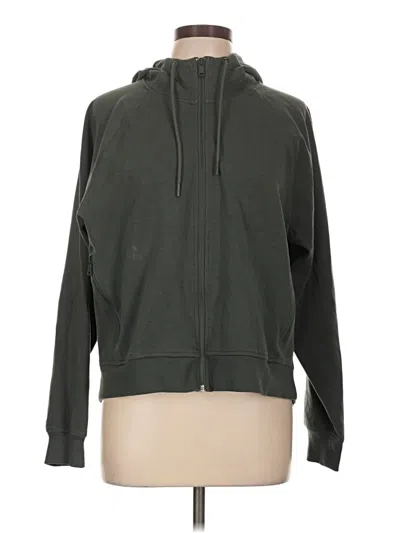 Pre-owned Active By Old Navy Zip Up Hoodie In Green