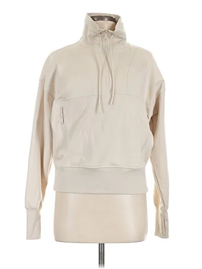 Pre-owned Active By Old Navy Zip Up Hoodie In Ivory