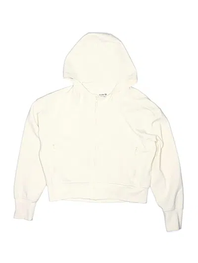 Pre-owned Active By Old Navy Kids' Zip Up Hoodie In Ivory