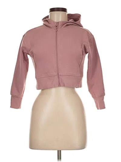 Pre-owned Active By Old Navy Zip Up Hoodie In Pink