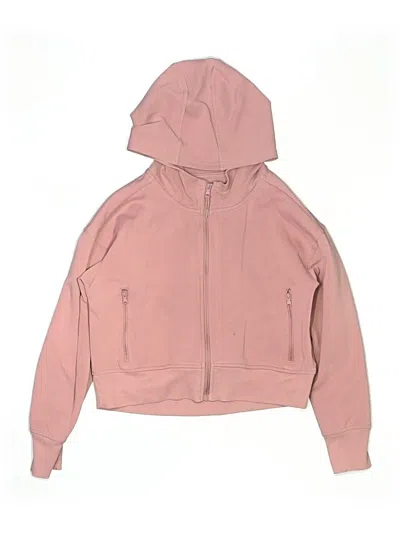 Pre-owned Active By Old Navy Kids' Zip Up Hoodie In Pink