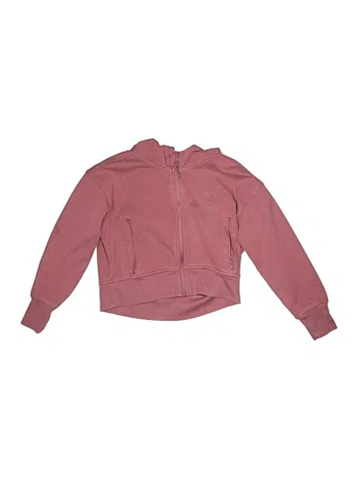 Pre-owned Active By Old Navy Kids' Zip Up Hoodie In Pink