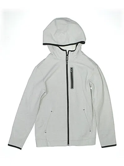 Pre-owned Active By Old Navy Kids' Zip Up Hoodie In Silver