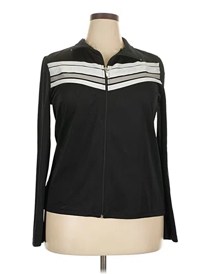 Pre-owned Active Cardigan Sweater In Black