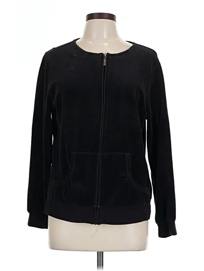 Pre-owned Active Cardigan Sweater In Black