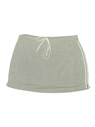 Pre-owned Active Casual Skirt In Gray