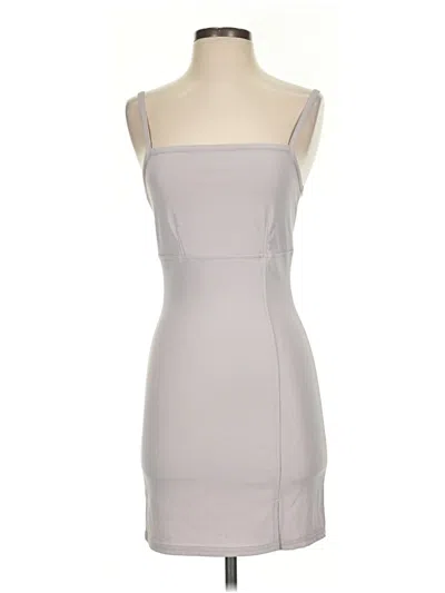 Pre-owned Active Cocktail Dress In Gray