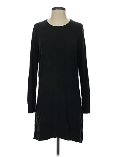 Pre-owned Active Life Long Sleeve Top Black Boatneck Tops