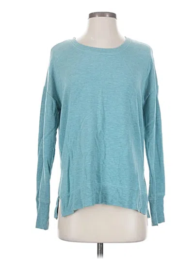 Pre-owned Active Life Long Sleeve T-shirt In Teal