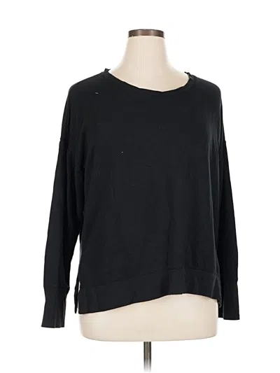 Pre-owned Active Life Pullover Sweater In Black