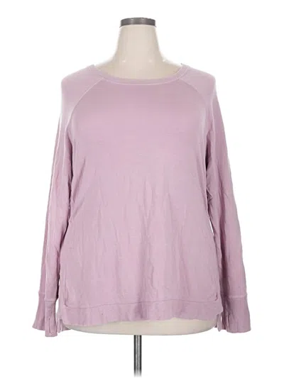 Pre-owned Active Life Pullover Sweater In Purple