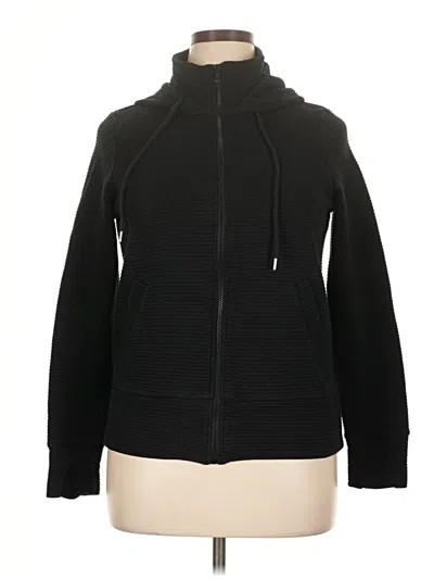 Pre-owned Active Life Zip Up Hoodie In Black