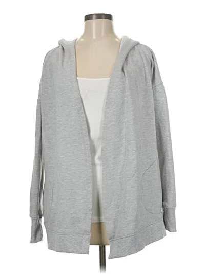 Pre-owned Active Life Zip Up Hoodie In Gray