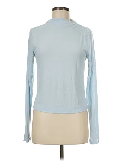 Pre-owned Active Long Sleeve Turtleneck In Blue