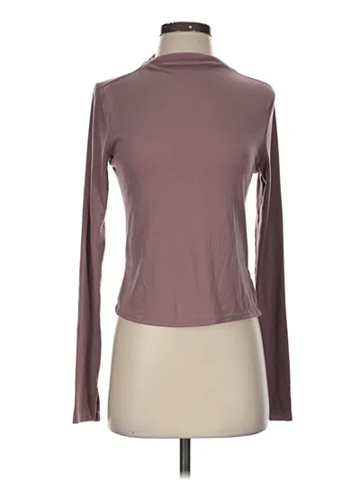 Pre-owned Active Long Sleeve Turtleneck In Brown