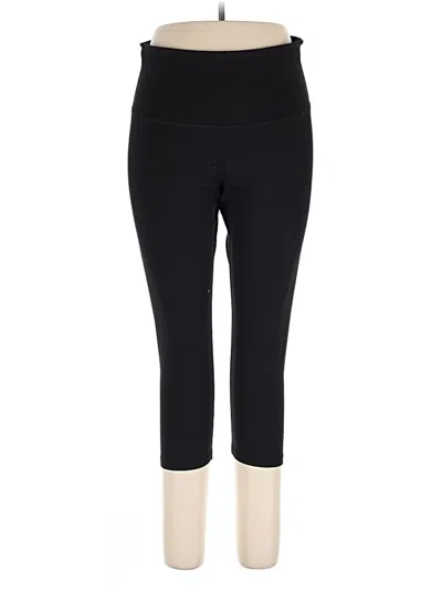 Pre-owned Active Pants In Black