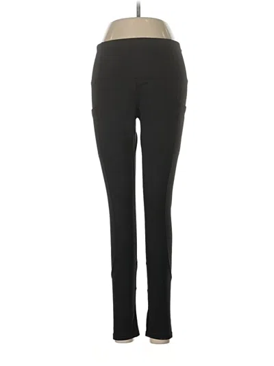 Pre-owned Active Pants In Black