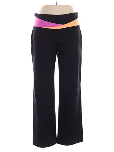 Pre-owned Active Pants In Black