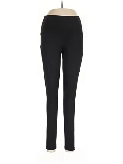 Pre-owned Active Pants In Black