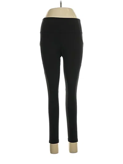 Pre-owned Active Pants In Black