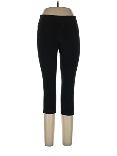 Pre-owned Active Pants In Black