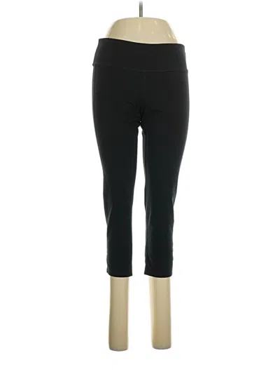 Pre-owned Active Pants In Black