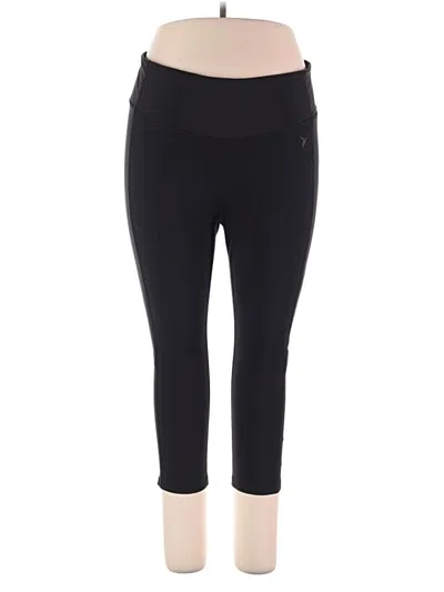 Pre-owned Active Pants In Black