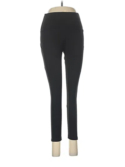 Pre-owned Active Pants In Black