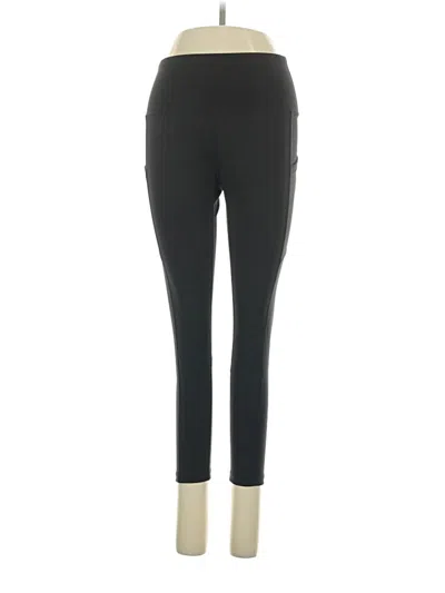 Pre-owned Active Pants In Black