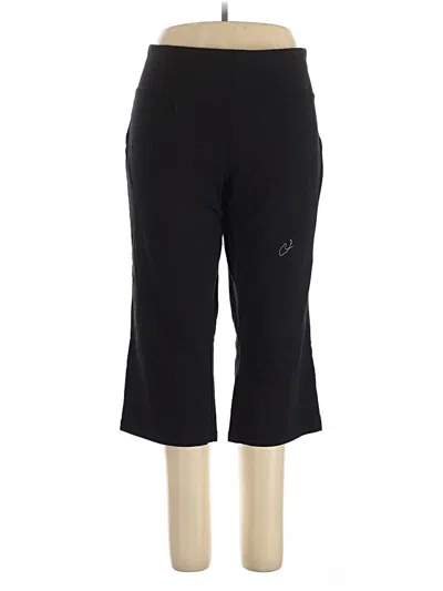 Pre-owned Active Pants In Black