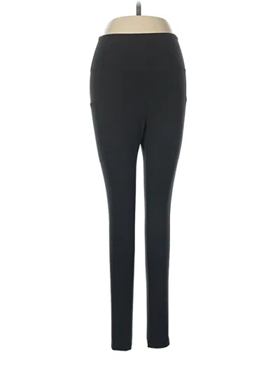 Pre-owned Active Pants In Black