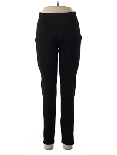 Pre-owned Active Pants In Black