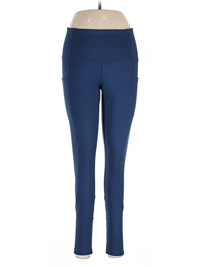 Pre-owned Active Pants In Blue